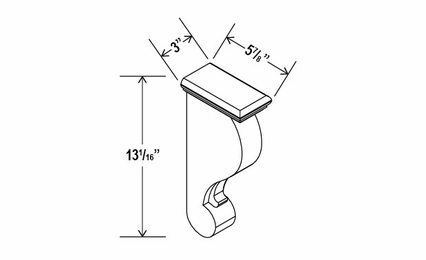Smokey Ash CBT: Corbel: Assembled Kitchen Cabinets