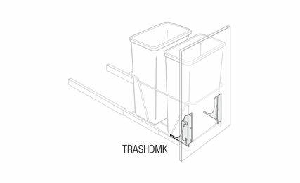 TRASHDMK: Trash Door Mount Kit: Essex RTA Kitchen Cabinet