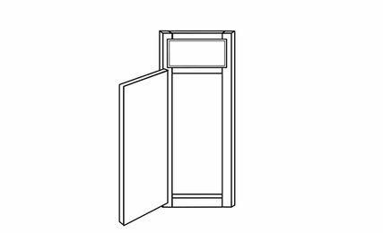 Trenton Recessed Corner Sink Front