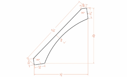 USCD Casselberry Saddle COV: Cove Crown Molding: RTA Kitchen Cabinet