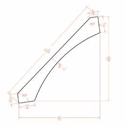 USCD Haven Dune COV: Cove Crown Molding: RTA Kitchen Cabinets