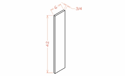 USCD Oxford Sage F642: Filler: RTA Kitchen Cabinets