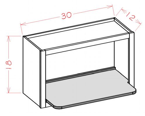 microwave shelf under cabinet