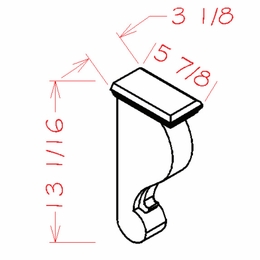 USCD Shaker Ivy CBT: Traditional Corbel: RTA Kitchen Cabinets
