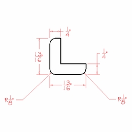 USCD Shaker Ivy OCM: Outside Corner Molding: RTA Kitchen Cabinets