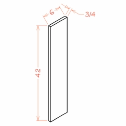 USCD Torrance Dove F642: Filler: RTA Kitchen Cabinet
