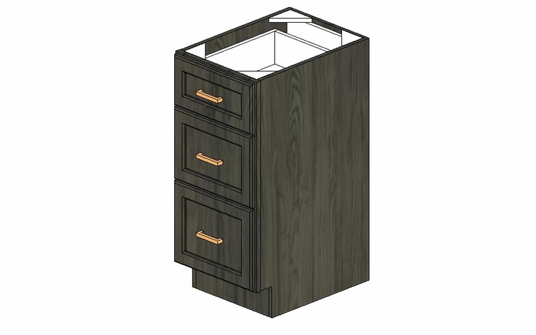 V15-VANITY ER PACK Cabinet:Stonedale Kitchen Cabinet