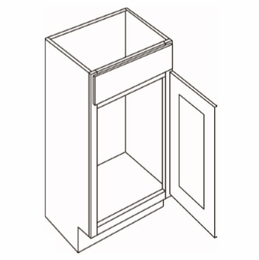 V1816: 1 Door Vanity Sink Base Cabinets: Country Oak Honey Kitchen Cabinets