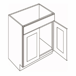 V2421: 2 Door Vanity Sink Base Cabinets: Country Oak Honey Kitchen Cabinets