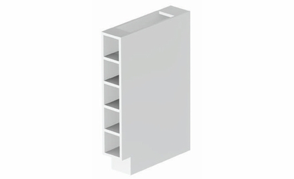 Vail BWR6: Base Wine Rack: Assembled Kitchen Cabinets