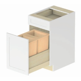 Vail TRASHBIN B18: Waste Basket Cabinet: Assembled Kitchen Cabinets
