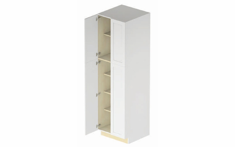 Vail UC2484: 4 Door Utility Cabinet: Assembled Kitchen Cabinets