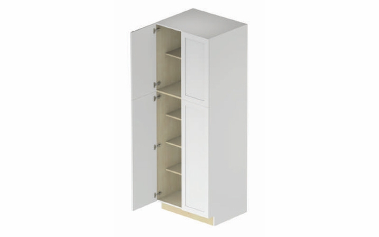 Vail UC3084: 4 Door Utility Cabinet: Assembled Kitchen Cabinets