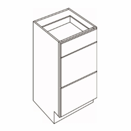 VDB18: Vanity Drawer Base Cabinets: Country Oak Honey Kitchen Cabinets