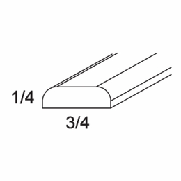 Verona Midnight Navy BM8: Batten Molding: RTA Kitchen Cabinets