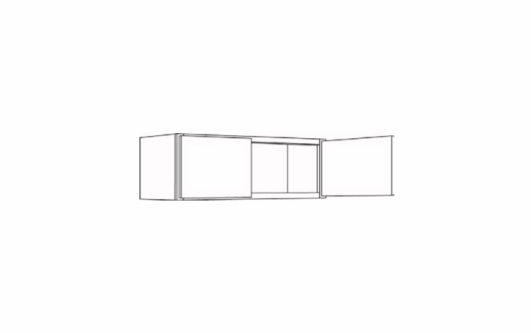 Versailles White 3612: Double Door Wall Cabinet: Pre-Assembled Kitchen Cabinets