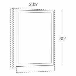 Versailles White BDE24: Base Decorative End: Pre-Assembled Kitchen Cabinets