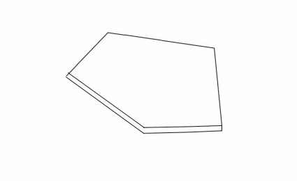 Versailles White CSFFL36: Diagonal Corner Sink Floor: Pre-Assembled Kitchen Cabinets