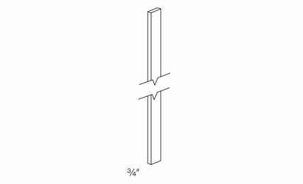 Versailles White F696: Filler: Pre-Assembled Kitchen Cabinets