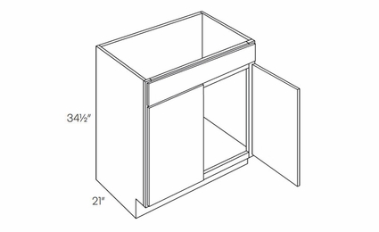 Versailles White V36: Vanity Base Cabinet: Pre-Assembled Kitchen Cabinets
