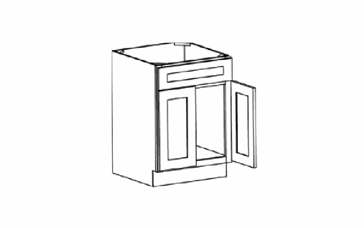 VS24-Shaker Grey Vanities