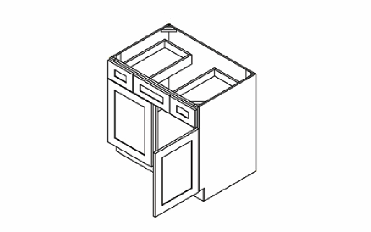 VSD42-Shaker Grey Vanities