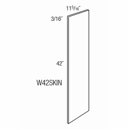 W42SKIN: Wall Skin: Trenton Slab RTA Kitchen Cabinet