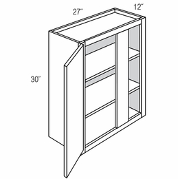 WBC2730: Wall Blind Corner Cabinet: Dover RTA Kitchen Cabinet