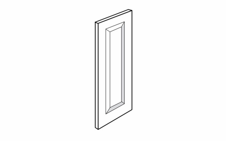 WDEC42: Finished Decorative End Panel: Dover Norwich RTA Kitchen Cabinet