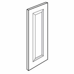 WDEC42: Finished Decorative End Panel: Trenton Recessed RTA Kitchen Cabinet