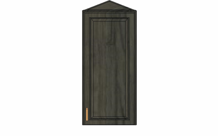WEA39-WALL ANGLE END Cabinet:Stonedale Kitchen Cabinet
