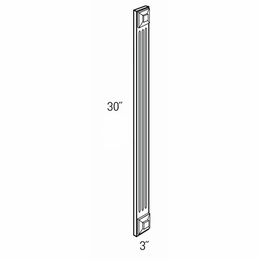 WF330F: Wall And Base Fluted Filler: Essex Norwich RTA Kitchen Cabinet