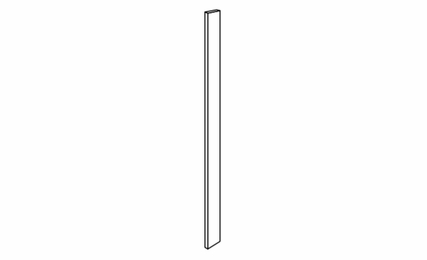 WF336: Wall And Base Filler: Upton Brown RTA Kitchen Cabinet