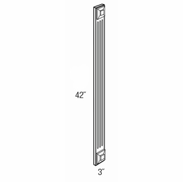 WF342F: Wall And Base Fluted Filler: Essex Norwich RTA Kitchen Cabinet