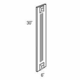 WF630F: Wall And Base Fluted Filler: Essex Norwich RTA Kitchen Cabinet