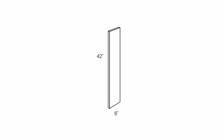 WF642: Wall/Base Filler: Dover Lunar RTA Kitchen Cabinet