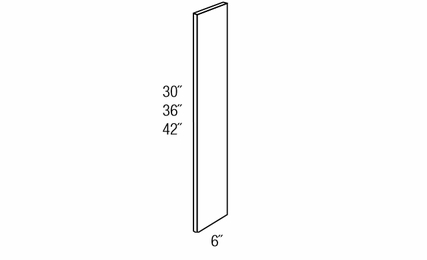 WF642: Wall/Base Filler: Essex RTA Kitchen Cabinet