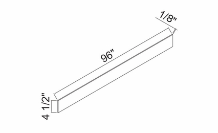 White Oak Shaker TK8: Plywood Toe Kick: RTA Kitchen Cabinets