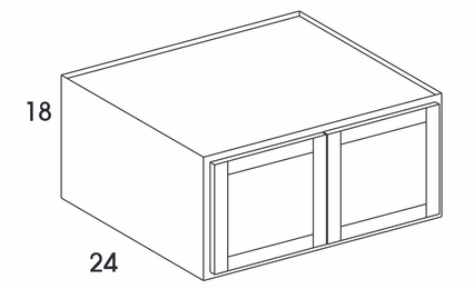 Wolf York White Paint RW3618: Refrigerator Wall Cabinet: Assembled Kitchen Cabinets