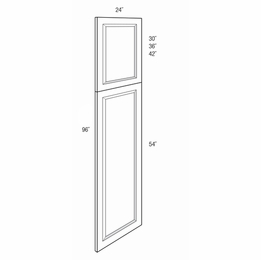 WPDEC96: Tall Decorative End Panel: Dover Norwich RTA Kitchen Cabinet