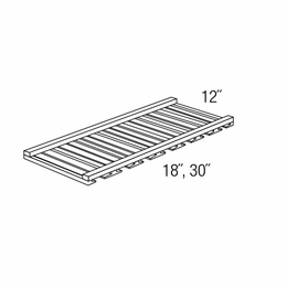 WR30GH: Glass Holder: Essex RTA Kitchen Cabinet