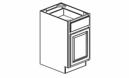 York 1 Drawer 1 Door Base Cabinets