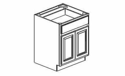 York 1 Drawer 2 Door Base Cabinets