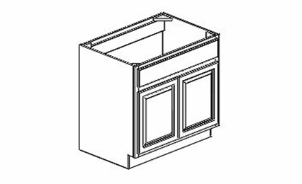 York 2 Door Sink Base Cabinets
