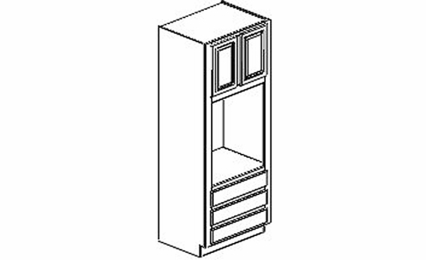 York 3 Drawer 2 Door Oven Cabinets