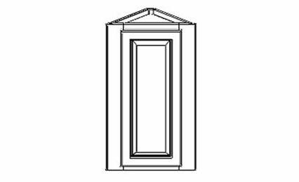 York Angled Wall End Cabinets