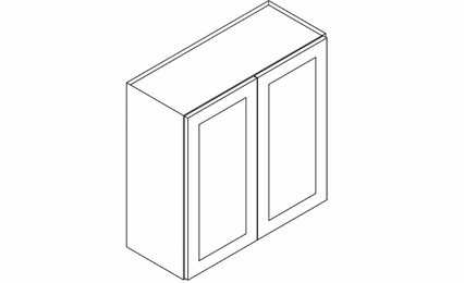 York Double Door Wall Cabinets