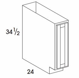 York Grey Stain B09FH: Base Cabinet: Assembled Kitchen Cabinets