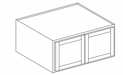 York Laurel Paint RW3618: Refrigerator Wall Cabinet: Assembled Kitchen Cabinets