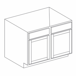 York Midnight Paint SB42: Sink Base Cabinet: Assembled Kitchen Cabinets